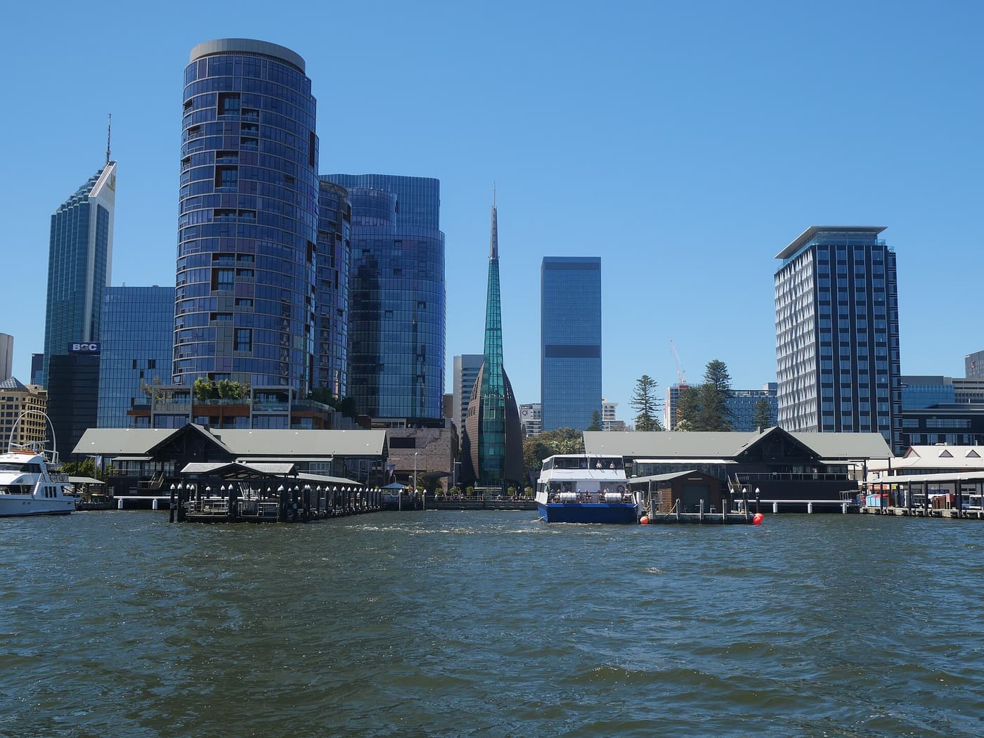 Barrack Square and the Swan River