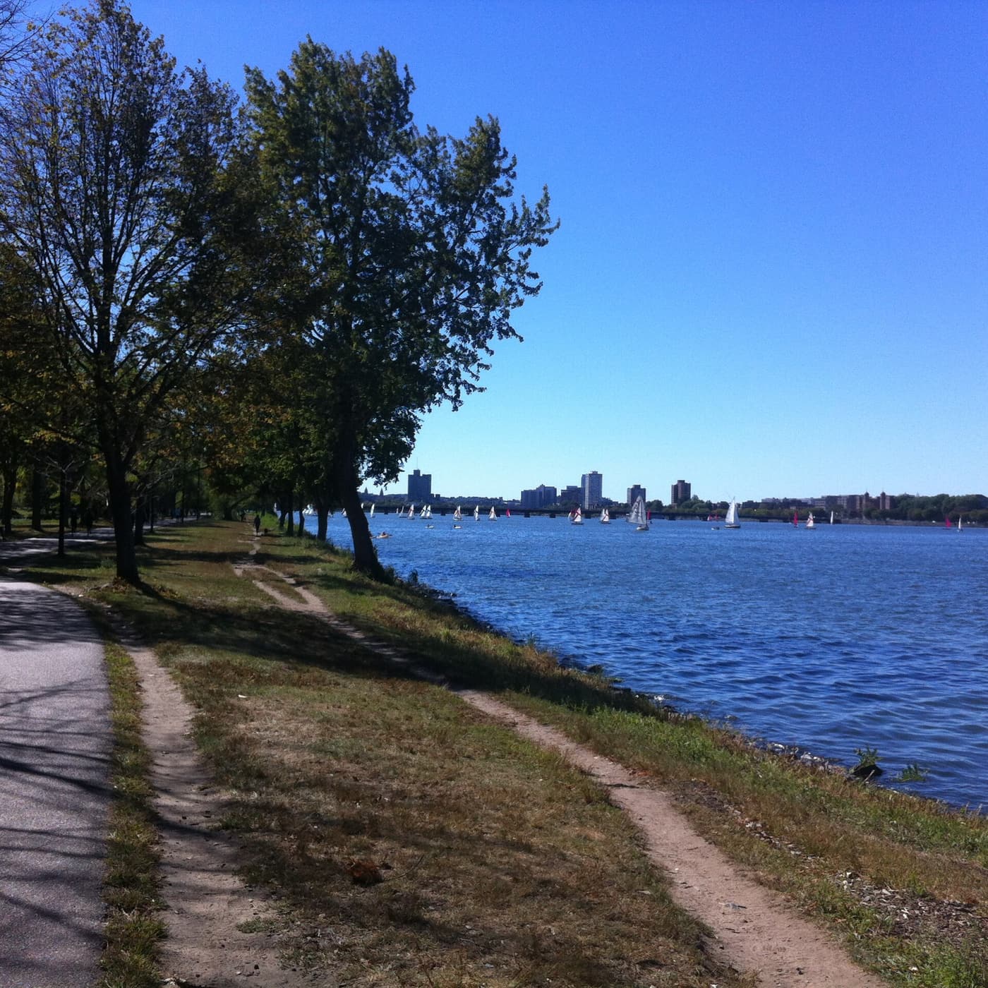 Charles River Esplanade — the Hatch Shell basin